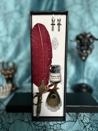 Quill Set Red Feather